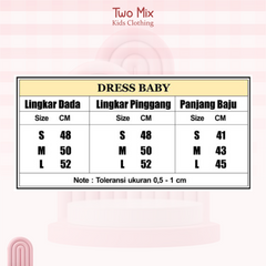 Two Mix Dress Bayi 2942
