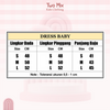 Two Mix Dress Bayi 2942