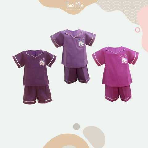 Two Mix Piyama Anak Perempuan 4074