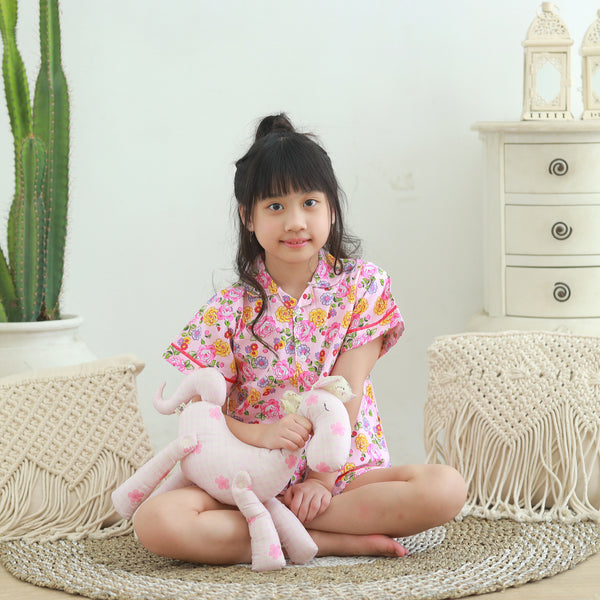 Two Mix Piyama Anak Perempuan 4075