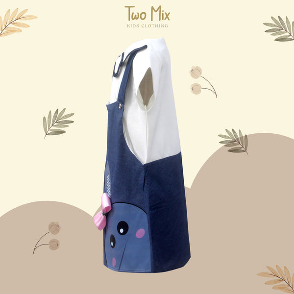 Two Mix Dress Anak 4094