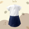 Two Mix Dress Anak 4094