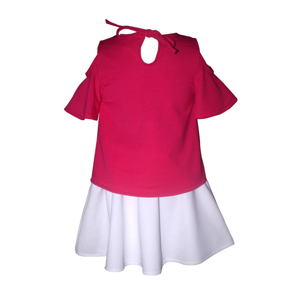 Two mix setelan anak perempuan GRATIS tas lucu usia 1-6 thn 4125