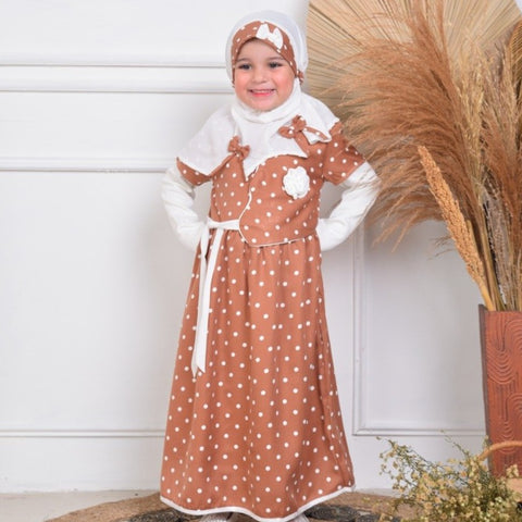 Two Mix Gamis Anak Perempuan 4143 B