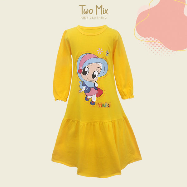 Two Mix Baju Anak Santai Bahan Kaos Katun Usia 1-12 Tahun 4154