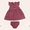 TWO MIX Short Sleeve Dress - Rok Bayi Perempuan - Rok Dress Anak Perempuan Rumah Santai usia 0-3 Tahun 4218