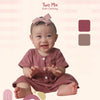 Two Mix Short Sleeve Dress Bayi - Dress Anak Perempuan 4219