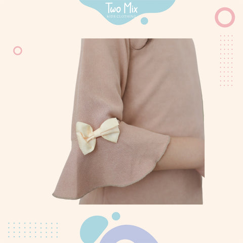 Two Mix Atasan Anak Perempuan / Blouse Anak Cewek / Blus Tops Kids Bahan Kaos Katun Usia 1-8 Tahun 4241