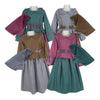 Two Mix Gamis Anak Perempuan - Baju Anak Muslim Bahan Kain Katun Madina  Usia 1-12 Tahun 4257