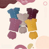TWO MIX - Setelan Bayi Bahan Kaos Katun Kombed 0-2 Tahun - Set Baju Bayi 4264