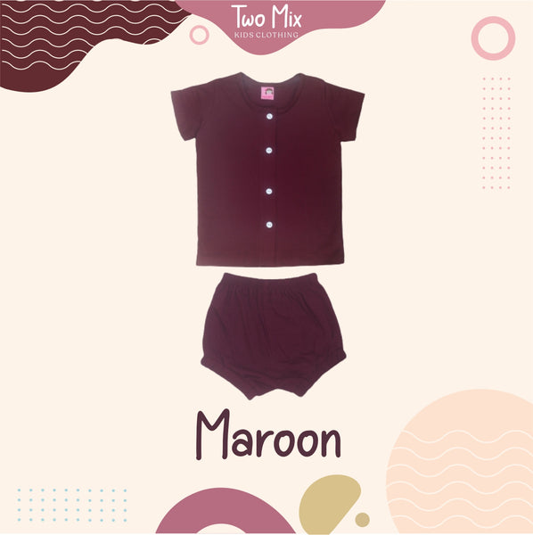 TWO MIX - Setelan Bayi Bahan Kaos Katun Kombed 0-2 Tahun - Set Baju Bayi 4264