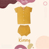 TWO MIX - Setelan Bayi Bahan Kaos Katun Kombed 0-2 Tahun - Set Baju Bayi 4264