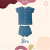 TWO MIX - Setelan Bayi Bahan Kaos Katun Kombed 0-2 Tahun - Set Baju Bayi 4264