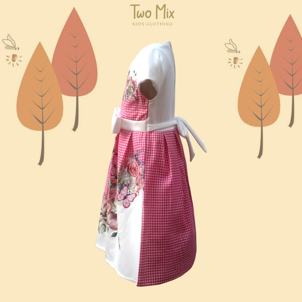 TWO MIX - Baju Anak Perempuan Digital Printing Butterfly 1-12 Tahun 4282