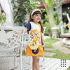Two Mix - Dress Anak Perempuan Lucu Bahan Kaos - Baju Anak Perempuan Tas Lucu 1-8 Tahun 4283