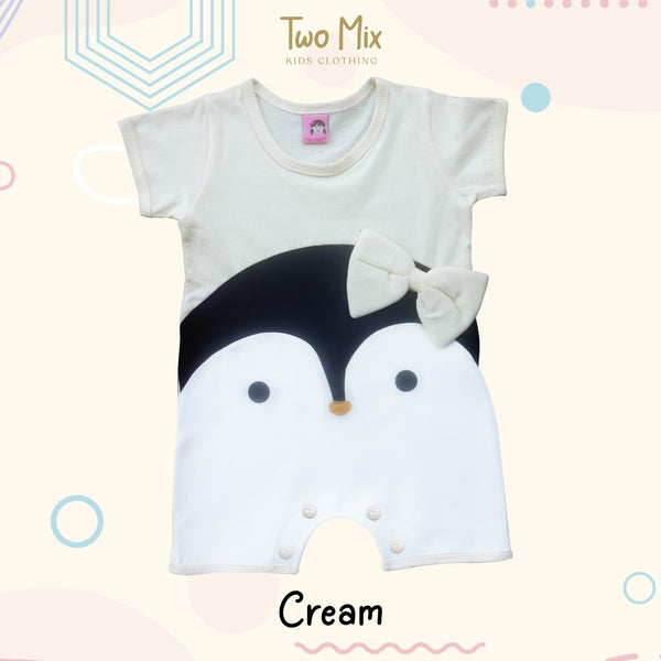 Two Mix - Baju Bayi Lucu Pinguin - Jumper Bayi Laki / Perempuan Katun 4303