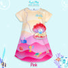 Two Mix Baju Dress Anak Perempuan Lucu - Outfit Gaun Anak Cewek Print Sea 1-8 Tahun 4374
