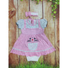 Two Mix Dress Baby Dress 0 - 6 Bulan Free Bandana dan Celana dj813