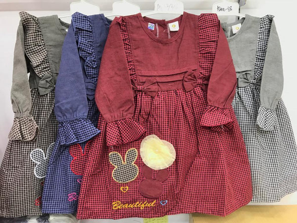 Two Mix Baju Muslim Anak Cewek Gamis Bayi Perempuan dj871