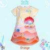 Two Mix Baju Dress Anak Perempuan Lucu - Outfit Gaun Anak Cewek Print Sea 1-8 Tahun 4374