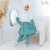 Two Mix - Setelan Gamis Dewasa Anak Couple Perempuan - Stelan Baju Muslim Couple Ibu Anak Cewek 4357