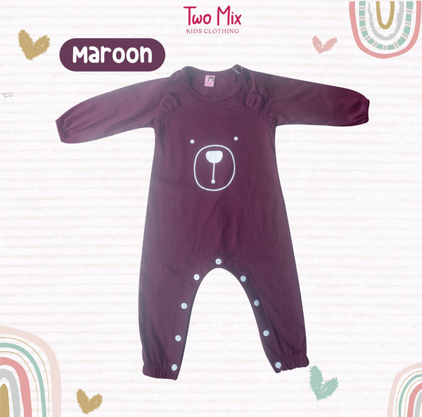 Two Mix Baju Jumper Bayi Unisex / Bodysuit Bayi Kaos Katun 0-2 Tahun 4293