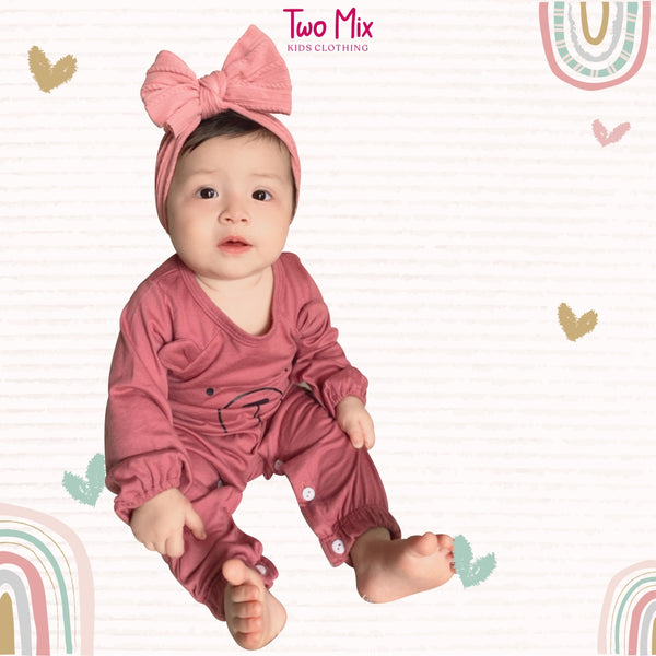 Two Mix Baju Jumper Bayi Unisex / Bodysuit Bayi Kaos Katun 0-2 Tahun 4293