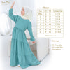Two Mix - Dress Gamis Couple Ibu Anak Perempuan Lebaran - Baju Gamis Couple Anak Cewek - HARGA SATUAN - 4355