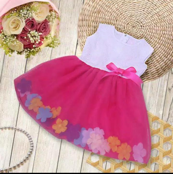 Two Mix Dress Anak 4031