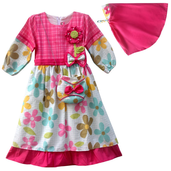 Two Mix Gamis Anak Perempuan 4030