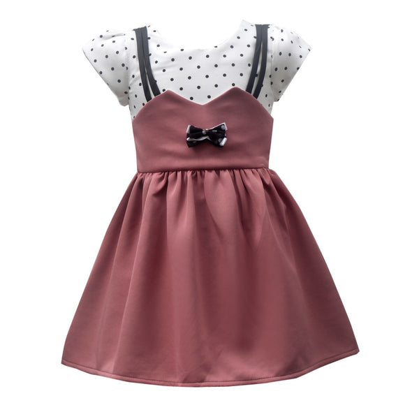 Two Mix Dress Anak 2987