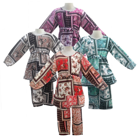 Two Mix Setelan Anak Muslim Perempuan 4100