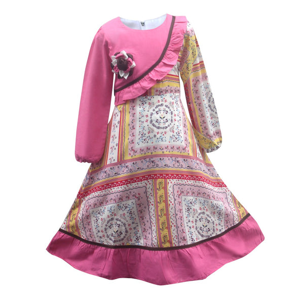 Two Mix Gamis Anak Perempuan 4005