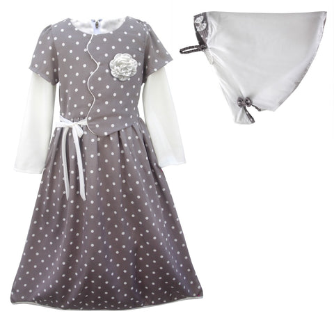 Two Mix Gamis Anak Perempuan 4143 B