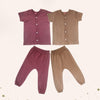 TWO MIX - Short Pajama 0Y 1Y 2Y 3Y - Piyama Anak - Baju Tidur Anak Bayi Bahan Katun Combed 0-3 Tahun 4221
