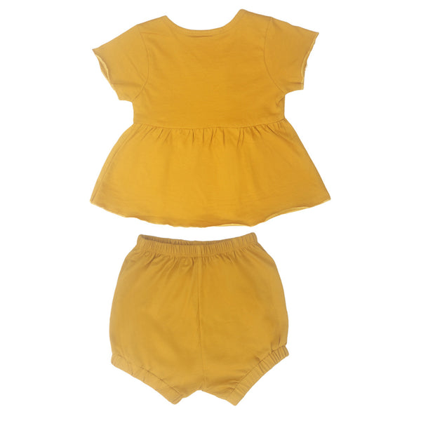Two Mix - Setelan Anak Perempuan Bahan Kaos Katun Combed Usia 1-3 Tahun 4267