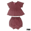 Two Mix - Setelan Anak Perempuan Bahan Kaos Katun Combed Usia 1-3 Tahun 4267