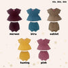 Two Mix - Setelan Anak Perempuan Bahan Kaos Katun Combed Usia 1-3 Tahun 4267