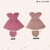 Two Mix Short Dress - Dress Bayi Perempuan - Rok Anak Perempuan 0Y - 3Y 4220
