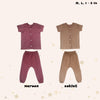 TWO MIX - Short Pajama 0Y 1Y 2Y 3Y - Piyama Anak - Baju Tidur Anak Bayi Bahan Katun Combed 0-3 Tahun 4221