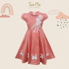 Two Mix  - Dress Anak Perempuan Bahan Satin 1-12 Tahun Y877