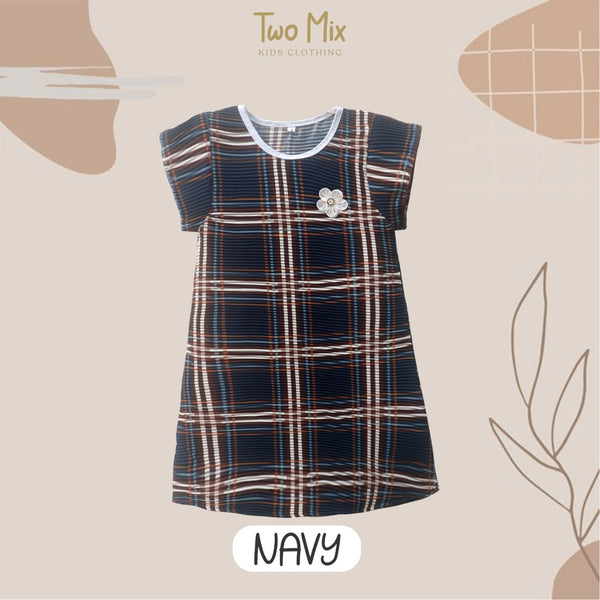 TWO MIX - Dress Anak Cewek Naik Turun - Baju Anak Perempuan Viral Naik Turun 1-12 Tahun 4318