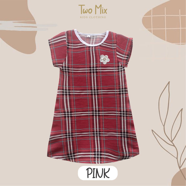 TWO MIX - Dress Anak Cewek Naik Turun - Baju Anak Perempuan Viral Naik Turun 1-12 Tahun 4318
