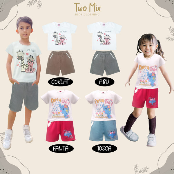 Two Mix Setelan Anak Perempuan Usia 1-8 4205-4225
