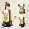 Two Mix - Dress Anak Perempuan Lucu Bahan Kaos - Baju Anak Perempuan Tas Lucu 1-8 Tahun 4283