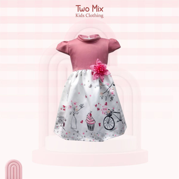 Two Mix Dress Anak Y862