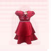 Two Mix Dress Anak Perempuan Bahan Satin Premium Usia 1-12 Tahun Y876
