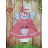 Two Mix Dress Baby Dress 0 - 6 Bulan Free Bandana dan Celana dj813