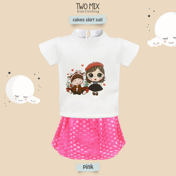 Two Mix - Setelan Anak Perempuan - Set Baju Anak Cewek Atasan Bawahan 1-6 tahun 4316