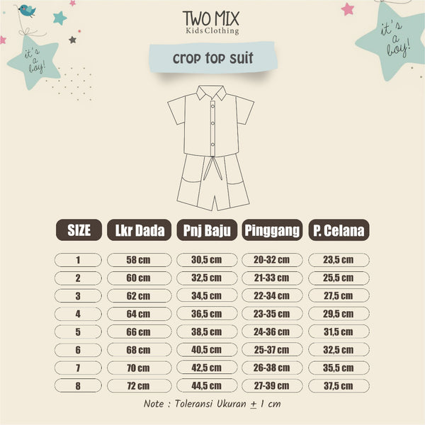 Two Mix - Baju Setelan Anak Perempuan Lucu 1-8 Tahun 4340